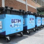 Betim instala contêineres na avenida Governador Valadares para incentivar descarte correto de resíduos