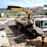 Em Betim, obras do Viaduto do Monte Carmo entram em nova fase com chegada de estruturas pré-moldadas