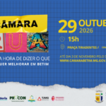Câmara na Rua será realizado nesta quinta-feira (29), na Praça Tiradentes, em Betim